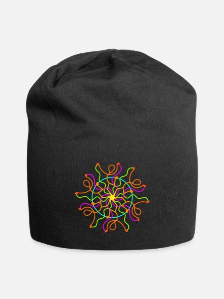 Neon Dance - Jersey-Beanie - Schwarz