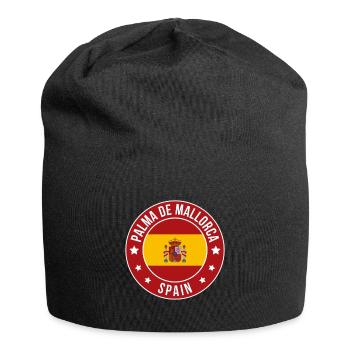 Palma Mallorca Flag Badge - Jersey Beanie - black - Front