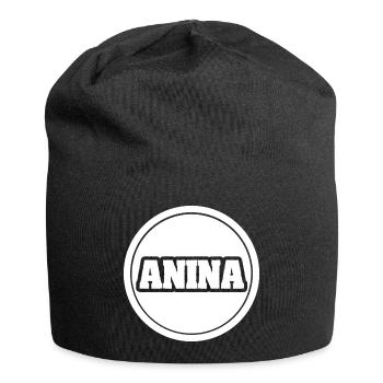 Legendaer Anina - Jersey-Beanie - Schwarz - Vorne