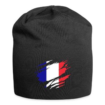 Flag of France - Flag of France - Jersey Beanie - black - Front