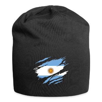 Argentine Drapeau Argentin Argentine - Bonnet en jersey - noir - Devant