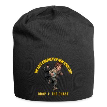 Die verlorenen Kinder von New York City - Jersey-Beanie - Schwarz - Vorne