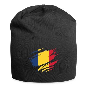 Romania Romanian Flag Romanian - Jersey Beanie - black - Front