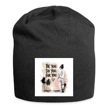 C44E0514-D160-4EC5-B75F-FFC0E88E6842 - Bonnet en jersey - noir - Devant