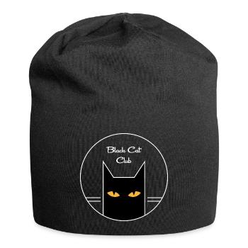 Black cat - Jersey Beanie - black - Front