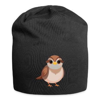 Bébé moineau - Bonnet en jersey - noir - Devant