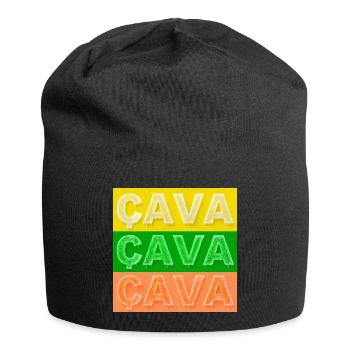 CAVA givré  - Bonnet en jersey - noir - Devant