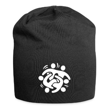 Orgie – Verschlungene Körper - Jersey-Beanie - Schwarz - Vorne