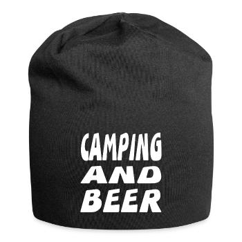 Camping - Bonnet en jersey - noir - Devant