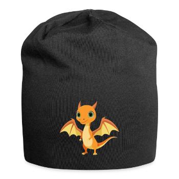 Ptérodactyle - Bonnet en jersey - noir - Devant
