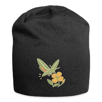 Papillon Hawkmoth & Primrose - Bonnet en jersey - noir - Devant
