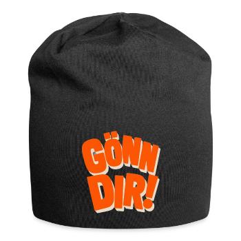Fais-toi plaisir ! - Bonnet en jersey - noir - Devant