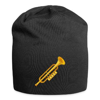 Posaune - Jersey-Beanie - Schwarz - Vorne