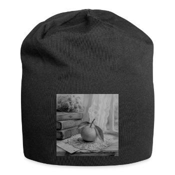 Vintage Mandarine - Jersey-Beanie - Schwarz - Vorne