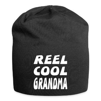 Oma - Jersey-Beanie - Schwarz - Vorne