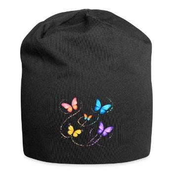Butterflies - Jersey Beanie - black - Front