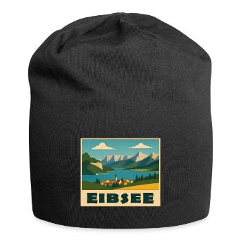 Eibsee Minimal - Jersey Beanie - black - Front