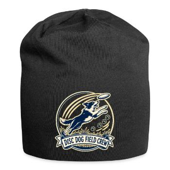 DISC DOG FIELD CREW Hund - Jersey Beanie - black - Front
