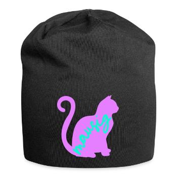 Cat Mouse - Jersey Beanie - black - Front