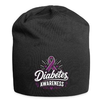 diabetes awareness - Jersey Beanie - black - Front