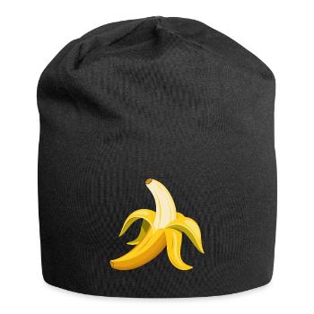 Banana Peeled - Jersey Beanie - black - Front