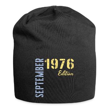September 1976, 50th birthday - Jersey Beanie - black - Front