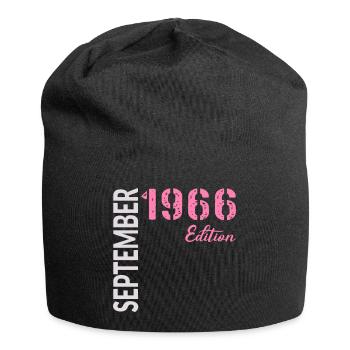 60th birthday, September 1966 - Jersey Beanie - black - Front