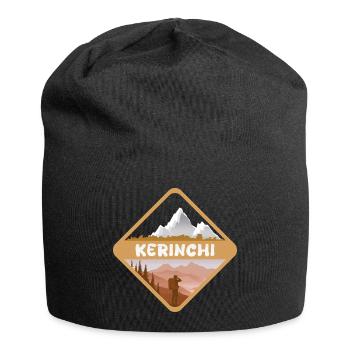 Gift for Kerinchi - Jersey Beanie - black - Front