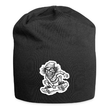 Crazy Skater Sketch - Urban Art - Jersey Beanie - black - Front
