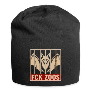 FCK Zoos Flughund - Jersey-Beanie - Schwarz - Vorne