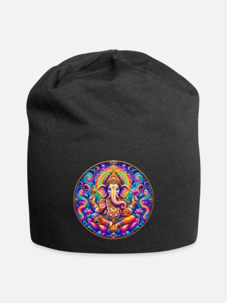 Ganesha - Jersey-Beanie - Schwarz