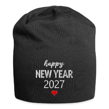Happy New Year 2027 - Jersey-Beanie - Schwarz - Vorne