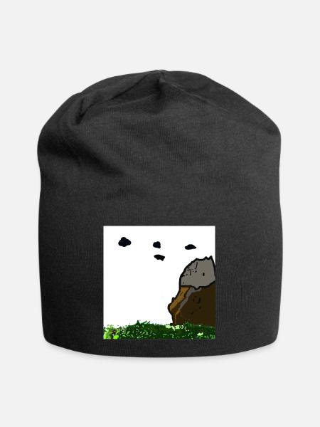 dass La Peaceee - Jersey-Beanie - Schwarz