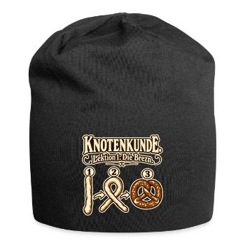 Knotenkunde Brezn - Jersey-Beanie - Schwarz - Vorne
