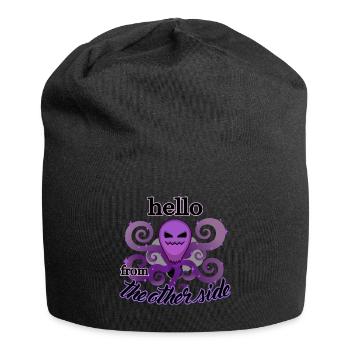 hello from the other side | Geist Hexenkessel  - Jersey-Beanie - Schwarz - Vorne
