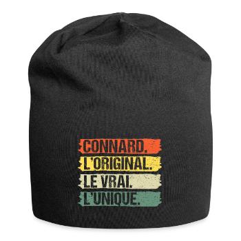 Connard l' original le vrai humour cadeau vintage - Bonnet en jersey - noir - Devant