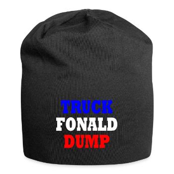 truck fonald dump - Jersey Beanie - black - Front