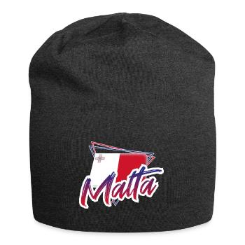 Malte - Bonnet en jersey - charbon - Devant