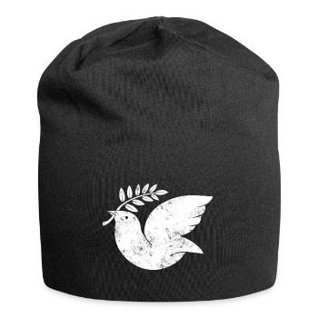 Colombe de la Paix - Bonnet en jersey - noir - Devant