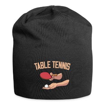 Serve Table tennis ball Table tennis player - Jersey Beanie - black - Front