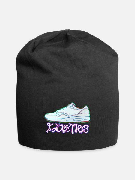 Airmax Sneaker Turnschuhe - Jersey-Beanie - Schwarz