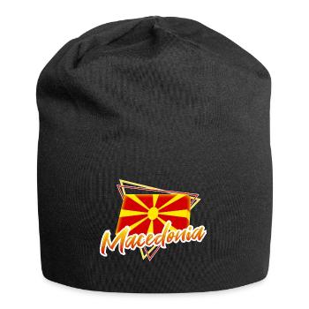 Macedonia - Jersey Beanie - black - Front