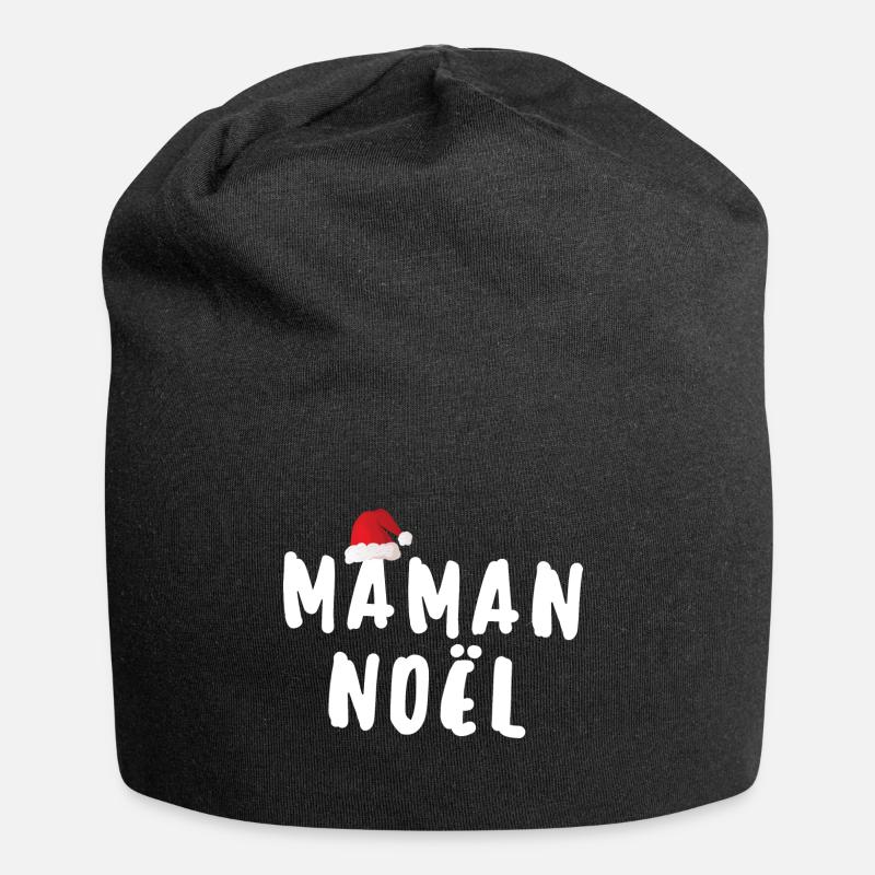 Maman Noel - Bonnet en jersey - noir