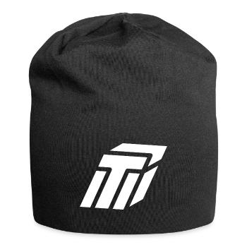 Résumé t lettre - Bonnet en jersey - noir - Devant