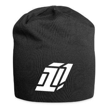 Abstract Nummer 1 | Erste - Jersey-Beanie - Schwarz - Vorne