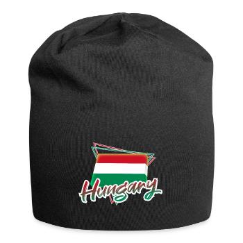 Ungarn - Jersey-Beanie - Schwarz - Vorne
