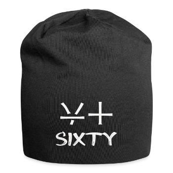 Sixty - Japanese birthday shirt - Jersey Beanie - black - Front