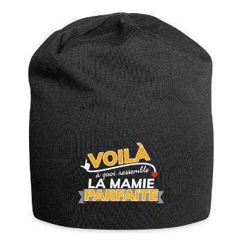Voilà à quoi ressemble la mamie parfaite. - Bonnet en jersey - noir - Devant