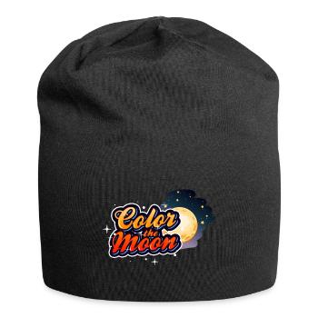 Colorier le Moo, Design - Bonnet en jersey - noir - Devant
