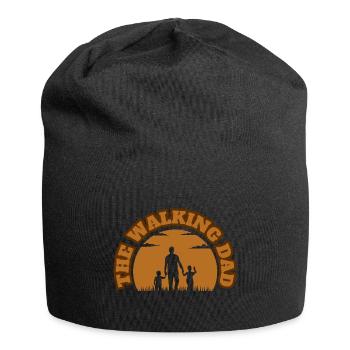 Le père qui marche 2 fils Brown - Bonnet en jersey - noir - Devant